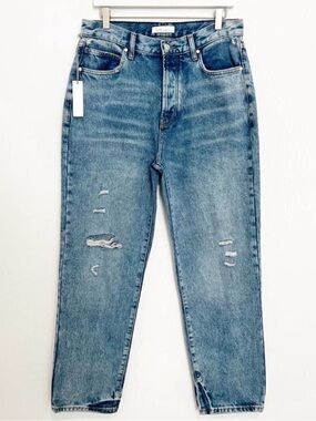 NWT‎ Betro Simone Denim Button Fly High Rise Distressed Jeans Casual Blue New 29